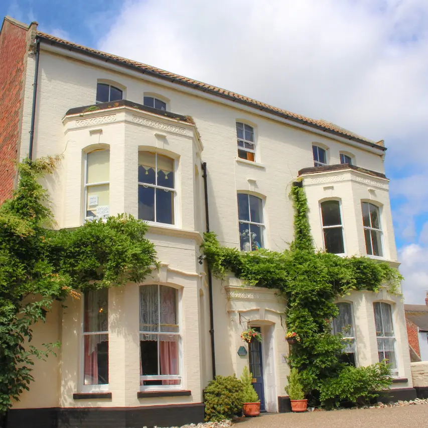 Martham Lodge care home in a village setting.